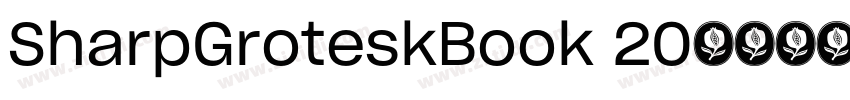 SharpGroteskBook 20字体转换